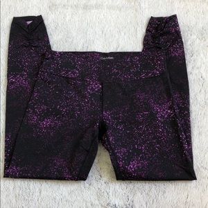 Women’s Calvin Klein Purple Galaxy Leggings